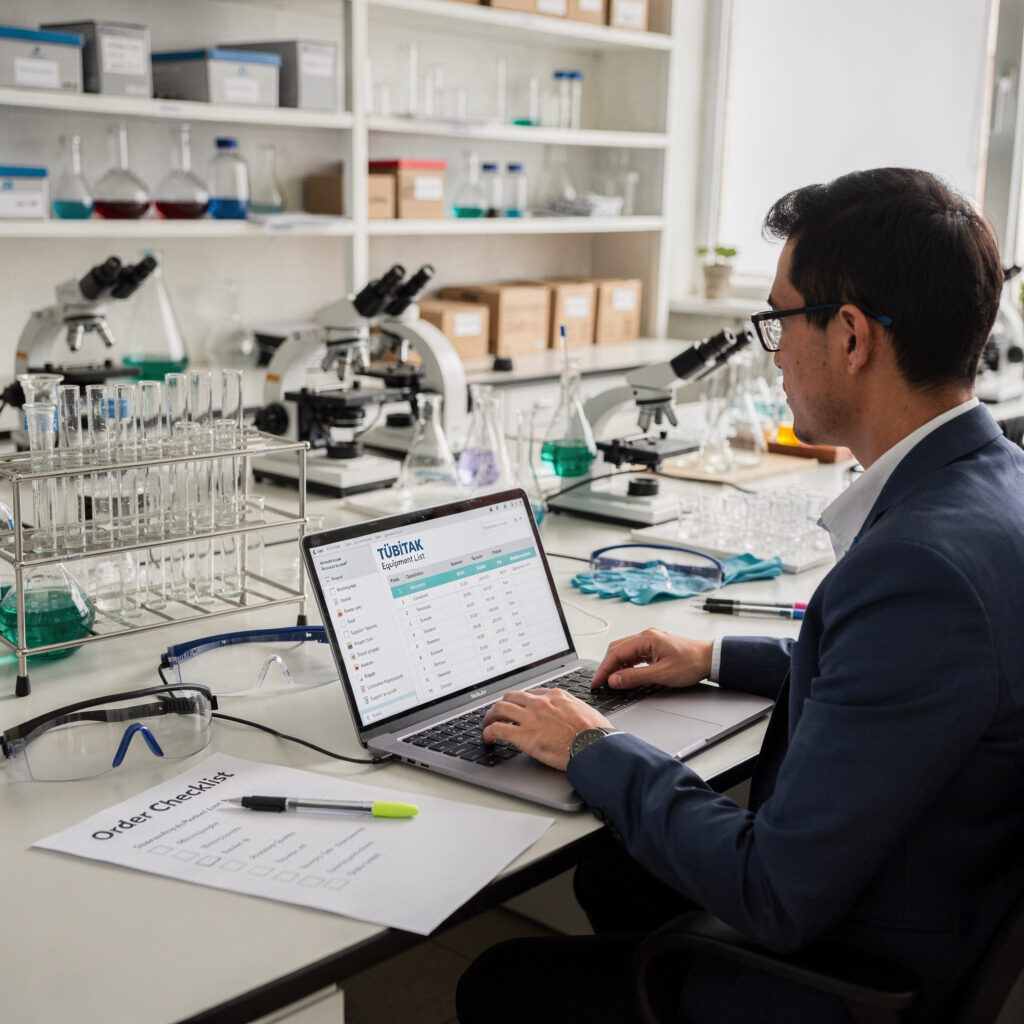 Tübitak ekipmanları için ürün ve uygun fiyatlı ekipman alım sürecinde dikkat edilmesi gerekenler. Ekipman listesi ve malzeme tedarik süreci.